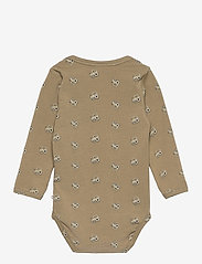 Müsli by Green Cotton - Tractor body - pattern long-sleeved bodies - chincilla - 1