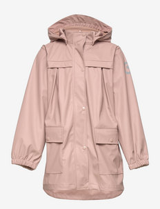 Rainwear jacket long - vêtements de pluie doublés - rose wood