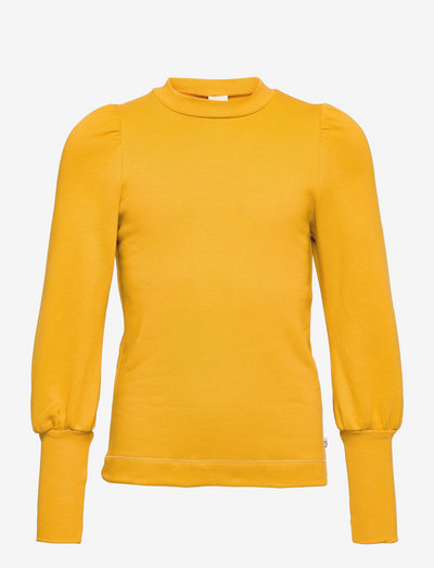 High cuff sweatshirt - sweat-shirt - mustard