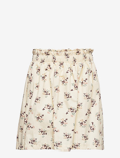 Flora poplin skirt - korte rokken - buttercream
