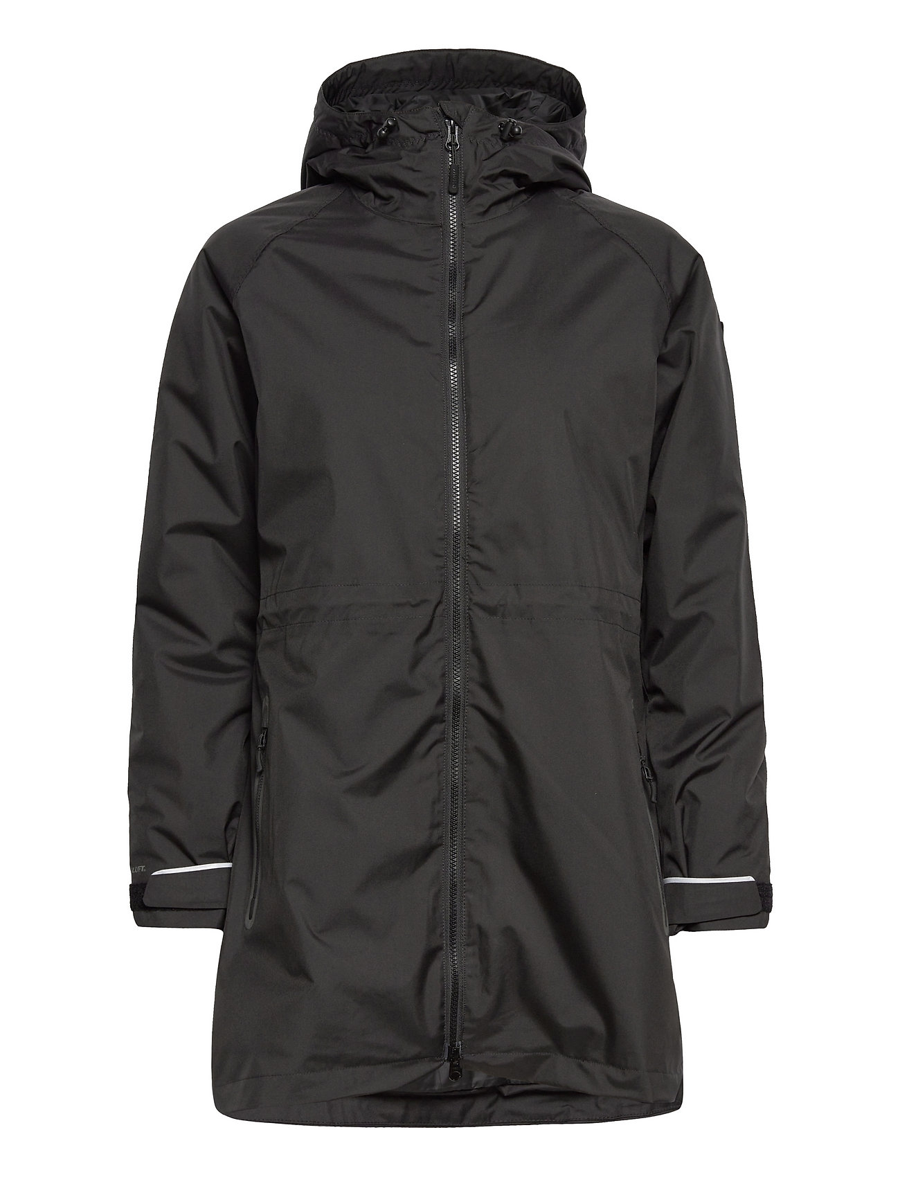 MUSTO W Corsica Long Pl Jkt Schwarz - M - Damen