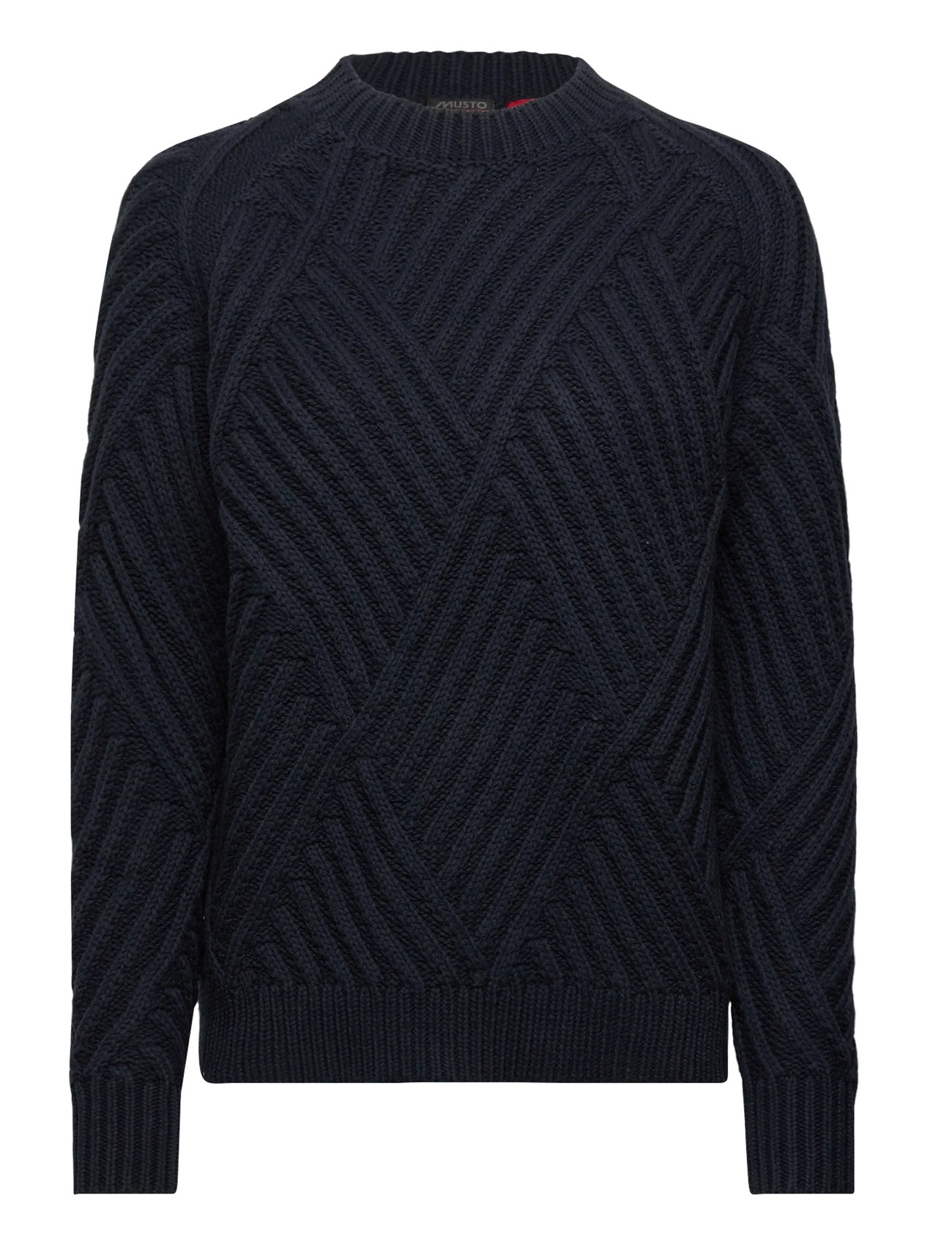 Musto W Marina High Crew Neck Knit, XS, Navy, Sport Sweatshirts & Hoodies > Sport Knitwear, Dame