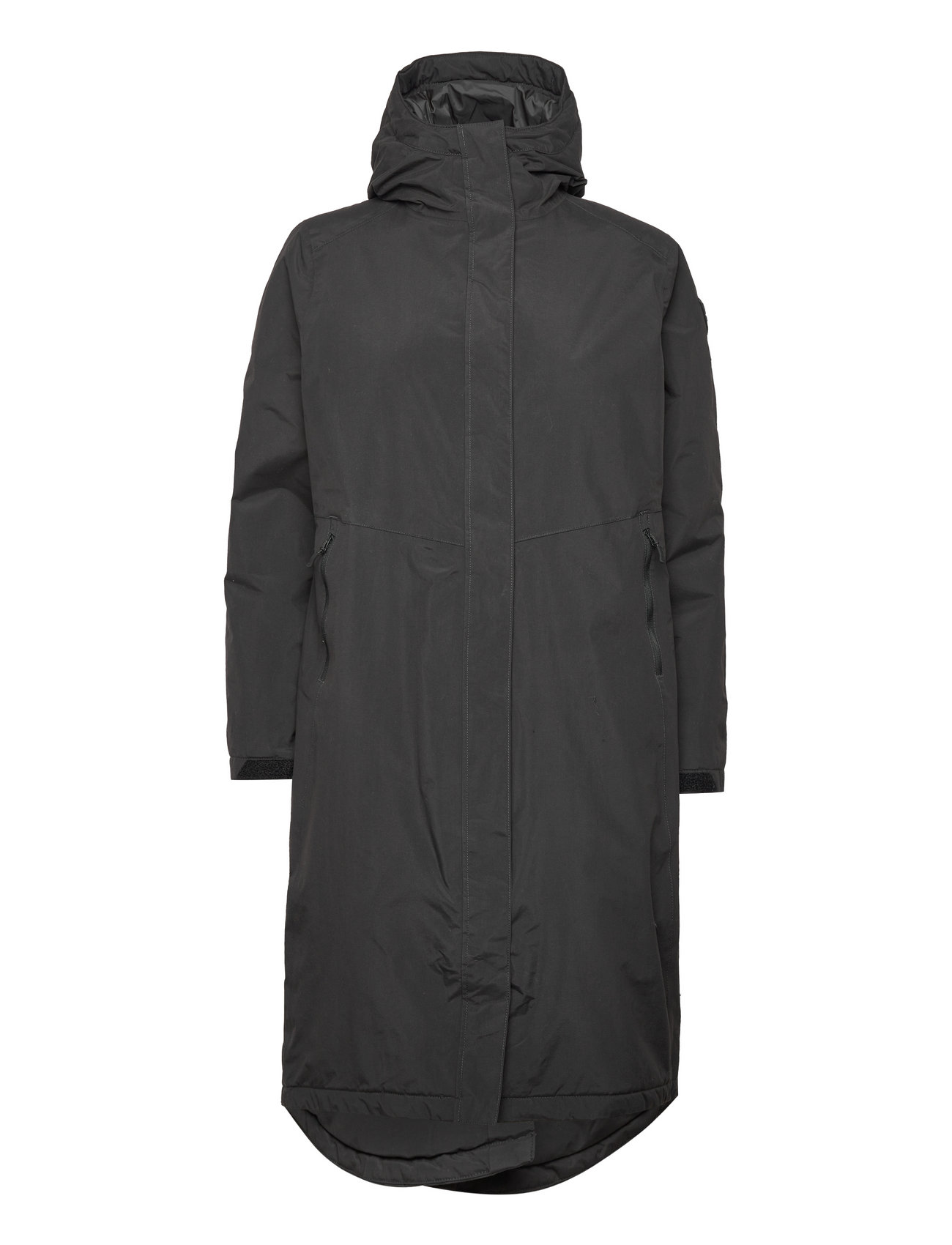 Musto W Corsica Pl Longline Parka, M, Black, Overtøj > Parkacoats, Dame