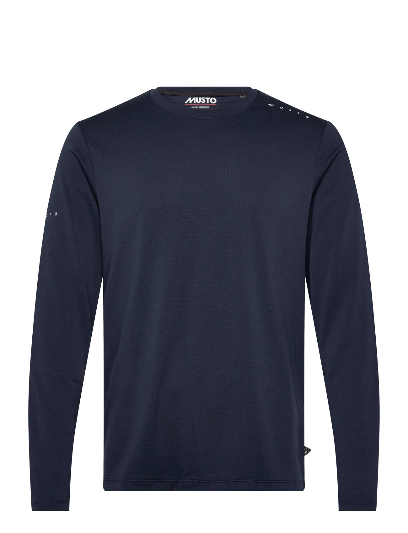 MUSTO M Evo Crew Sunblock Ls Tee Navy - XXL - Herren
