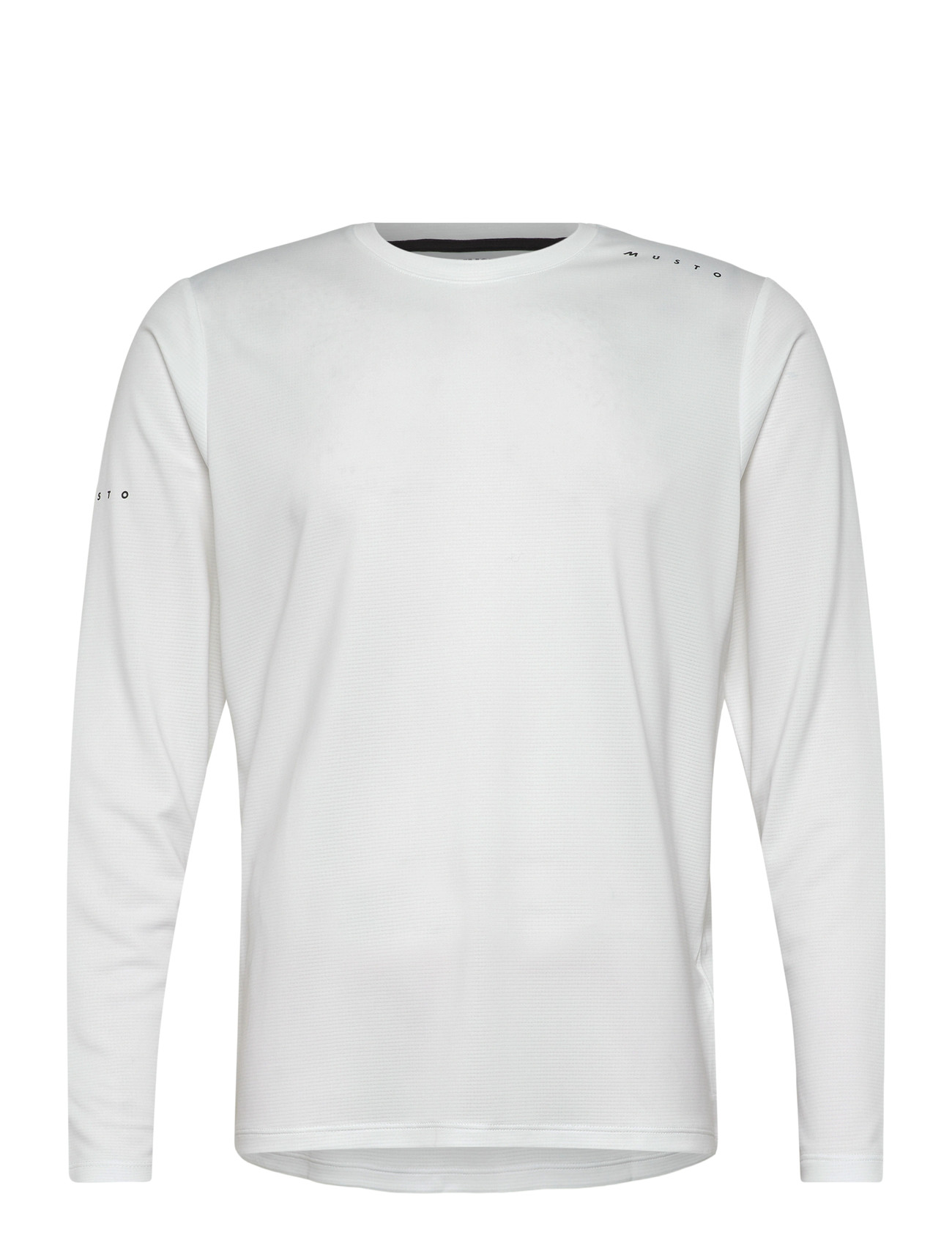 MUSTO M Evo Crew Sunblock Ls Tee Weiß - XXL - Herren
