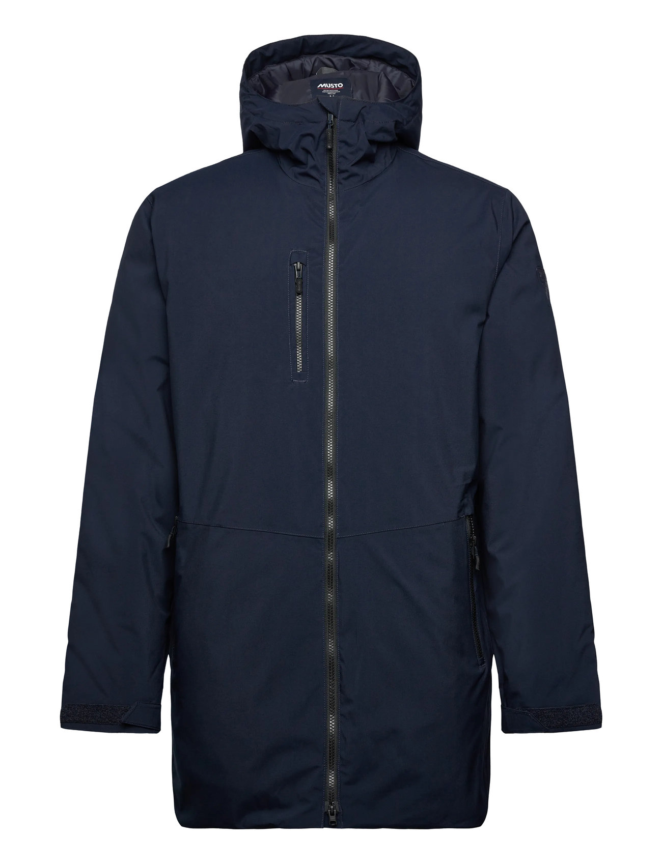 MUSTO M Marina Pl Long Regen Jkt Navy - L - Herren