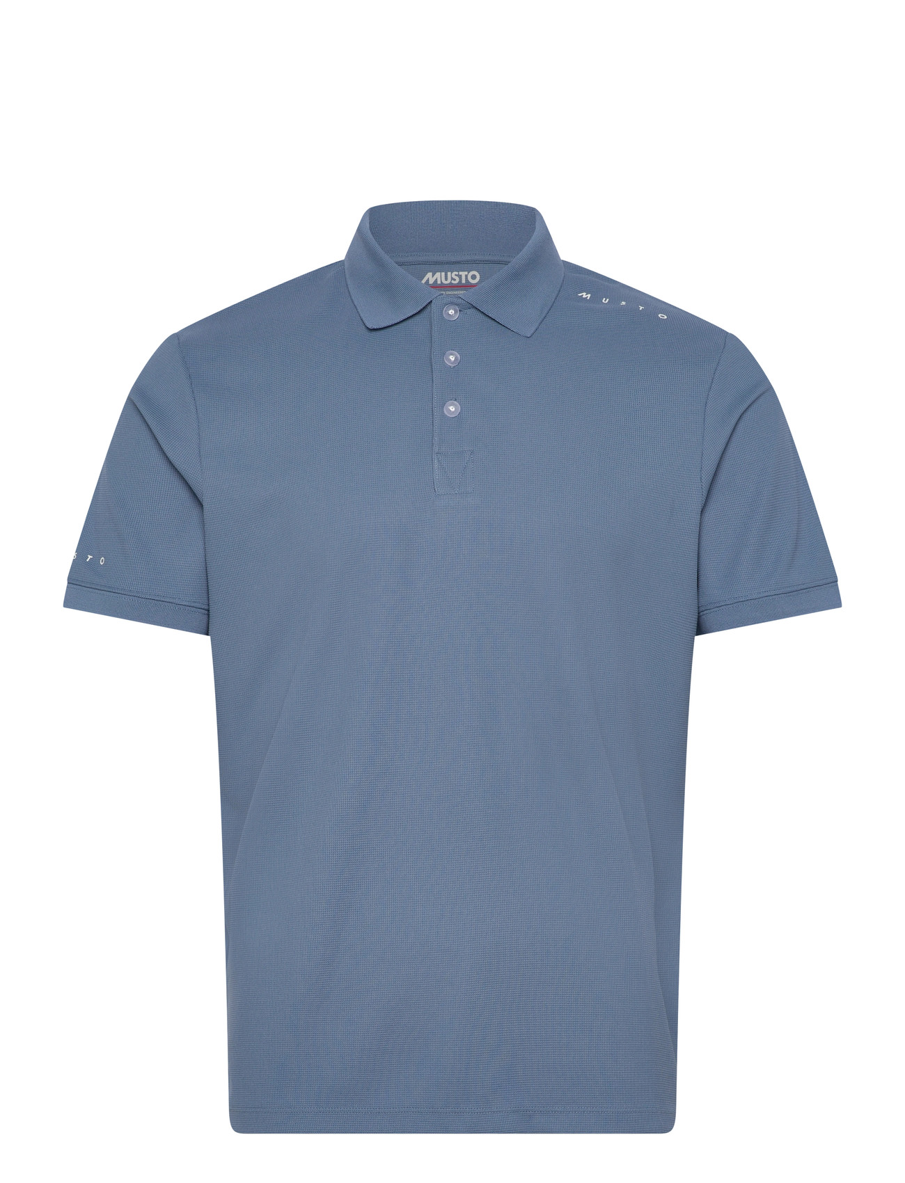Musto M Evo Crew Pro Lite Polo, S, Blue, Sport Polos > Sport Short-sleeved Polos, Herre