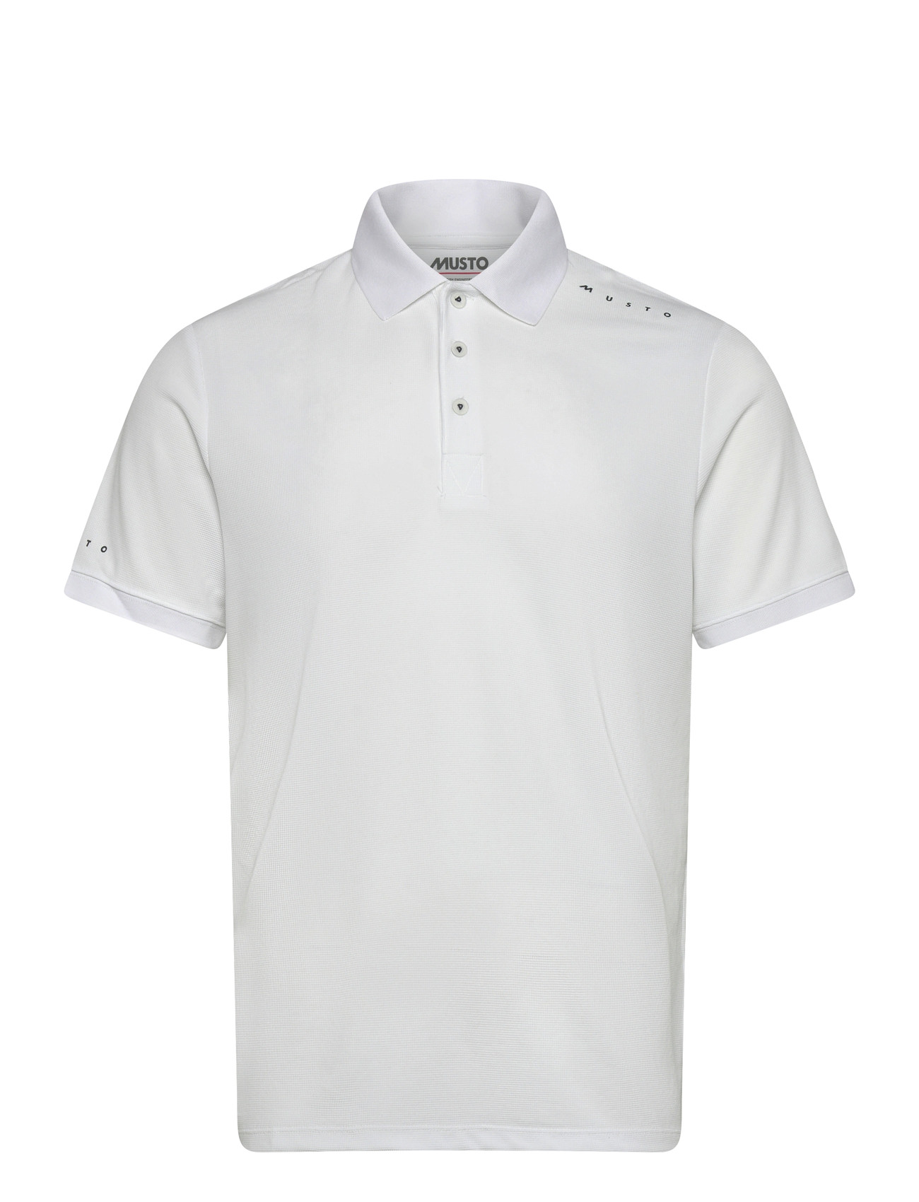 Musto M Evo Crew Pro Lite Polo, L, White, Sport Polos > Sport Short-sleeved Polos, Herre
