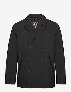 MARINA PEA COAT - spring jackets - true black