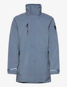SARDINIA LONG RAIN JKT - spring jackets - 528 slate blue