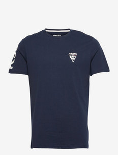 MARINA MUSTO LOGO TEE - t-shirts - 597 navy