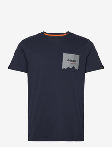 LR MUSTO POCKET TEE - t-shirts basiques - 597 navy