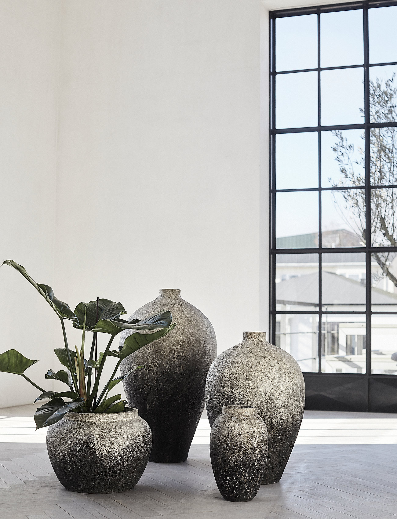 Muubs Krukke Story 30, One Size, Grey, Dekoration > Blomsterpotter, Unisex
