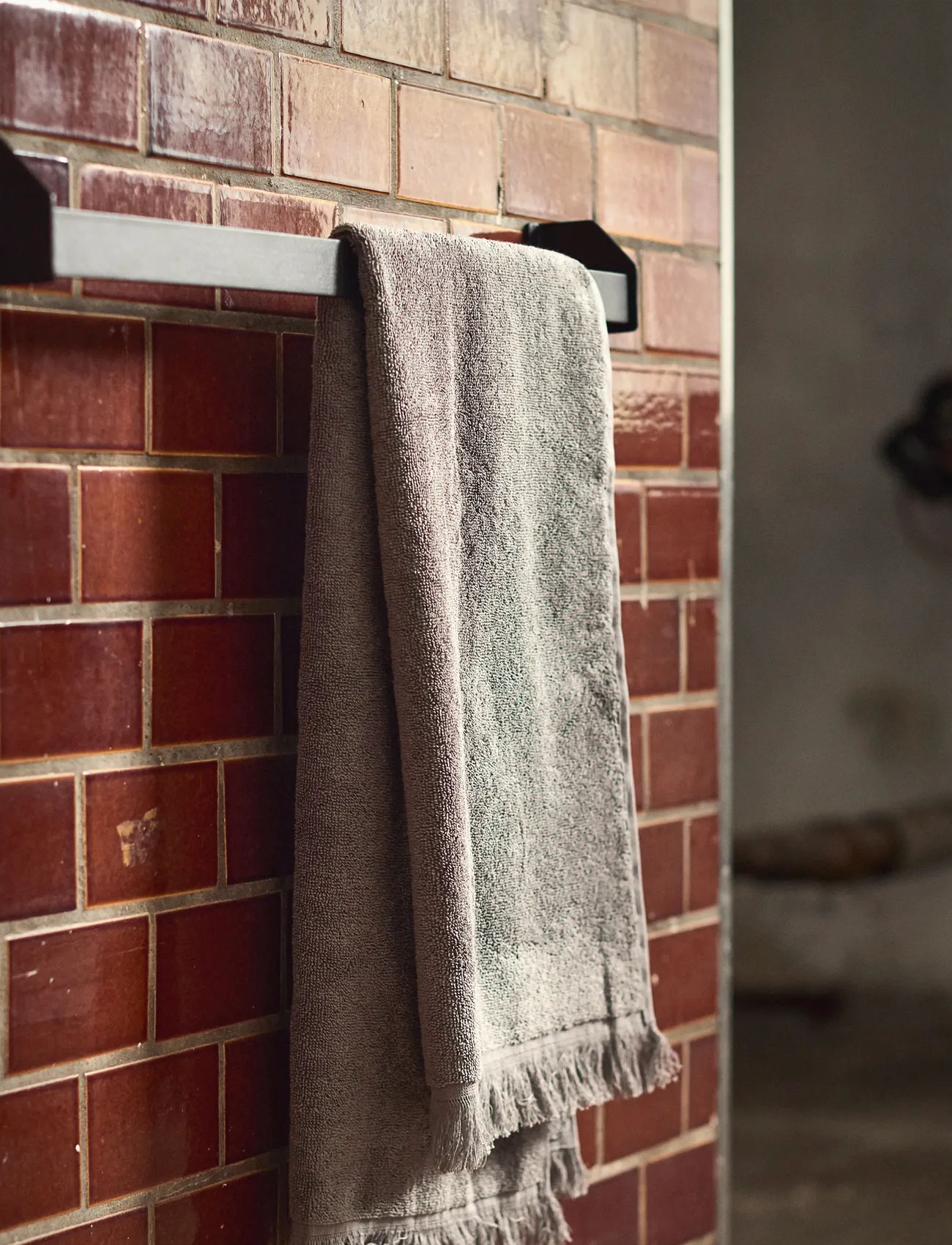 Muubs Towel Rack Tetsu Single - Black, One Size, Black, Badeværelsesinteriør > Toiletholdere Og -Knopper, Unisex