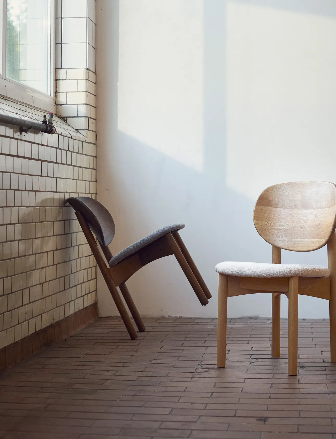 Muubs Dining Chair Oka - Nature Oil/Sand, One Size, Stole Og Skamler > Stole, Unisex