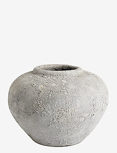 Jar Luna Grey 18 - vases - grey