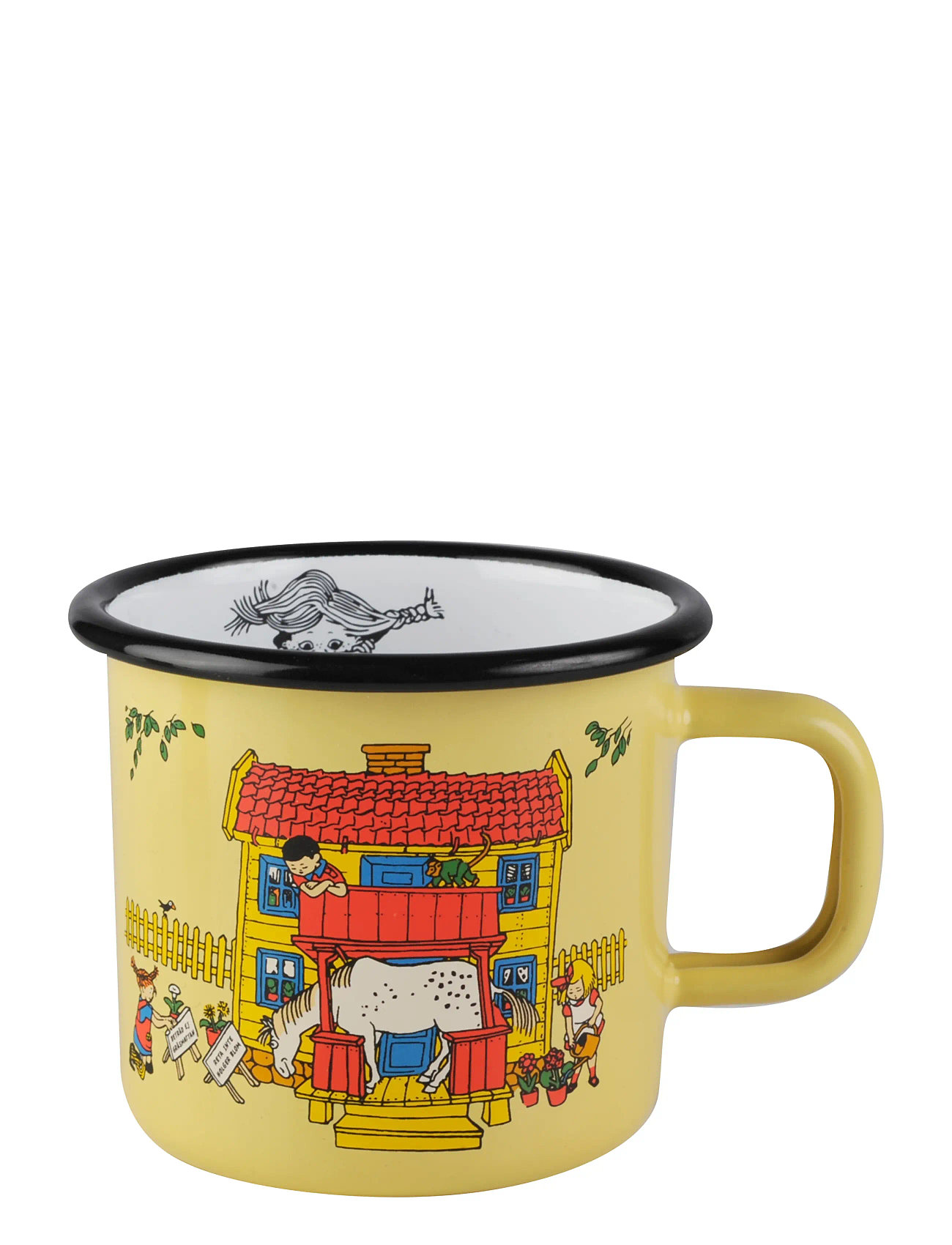 Moomin Enamel Mug 3,7Dl Villa Villekulla Gul