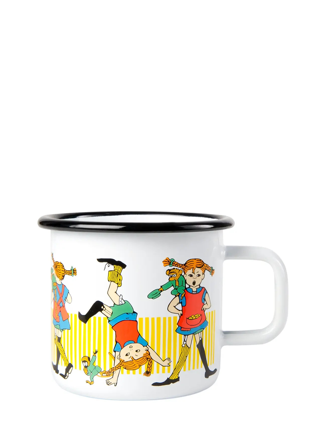 Enamel Mug 3,7Dl Pippi Longstocking Patterned Moomin