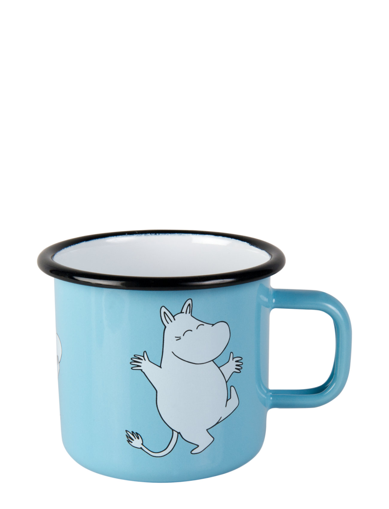 Moomin Enamel Mug 25Cl Moomin Home Tableware Cups & Mugs Coffee Cups Blue Moomin