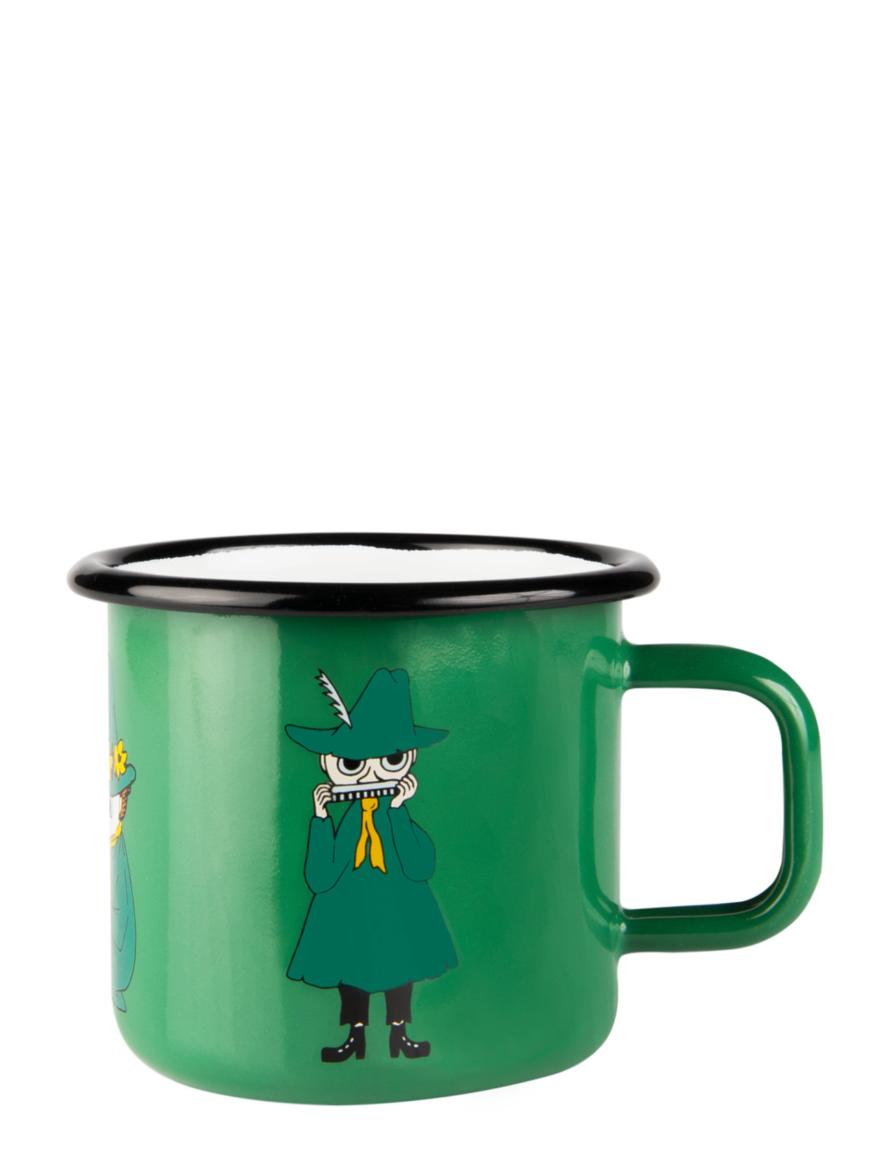 Moomin Enamel Mug 37Cl Snufkin Home Tableware Cups & Mugs Coffee Cups Green Moomin