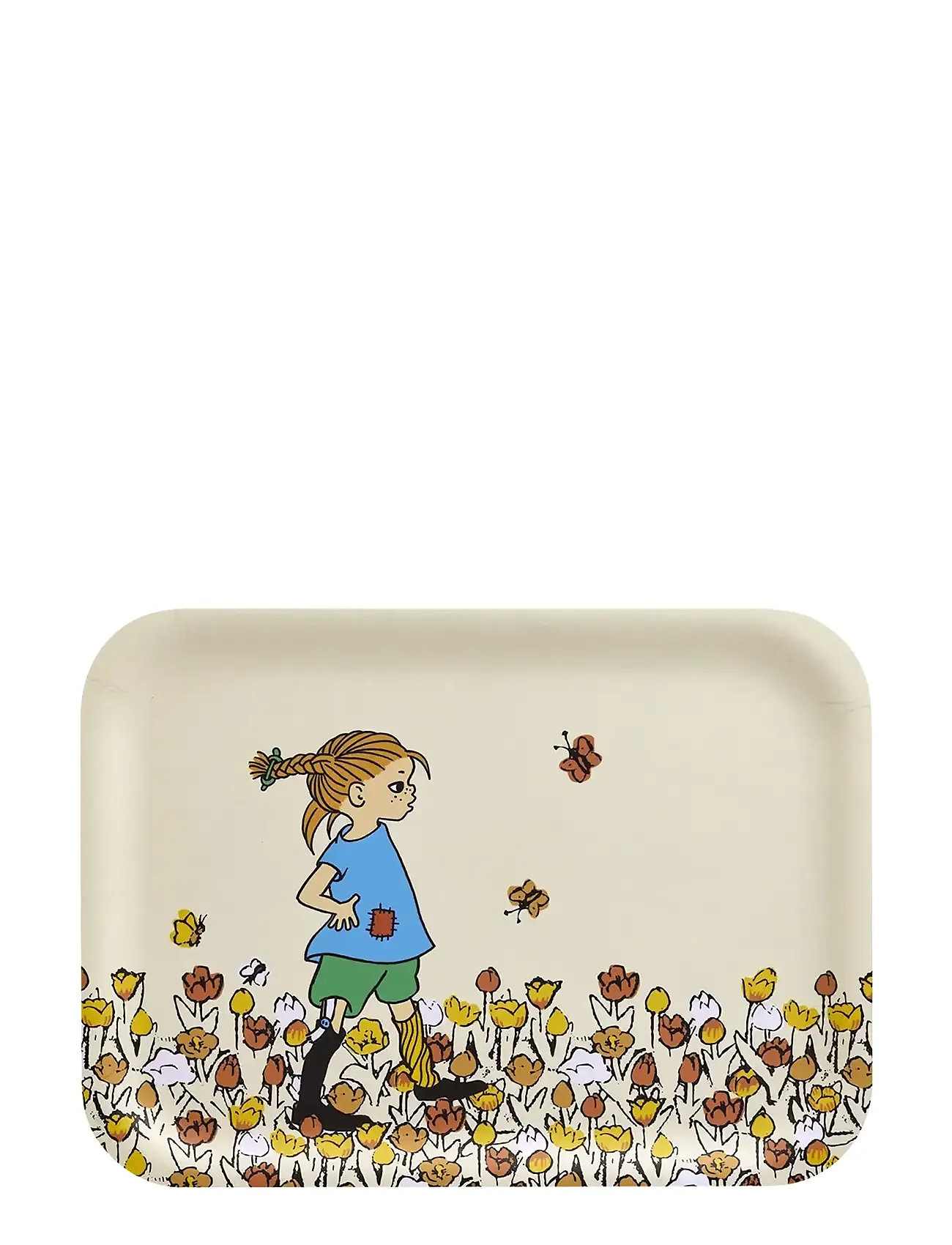 MUURLA Pippi Tray Be More Pippi 27X20Cm Cream - 27X20CM - Unisex