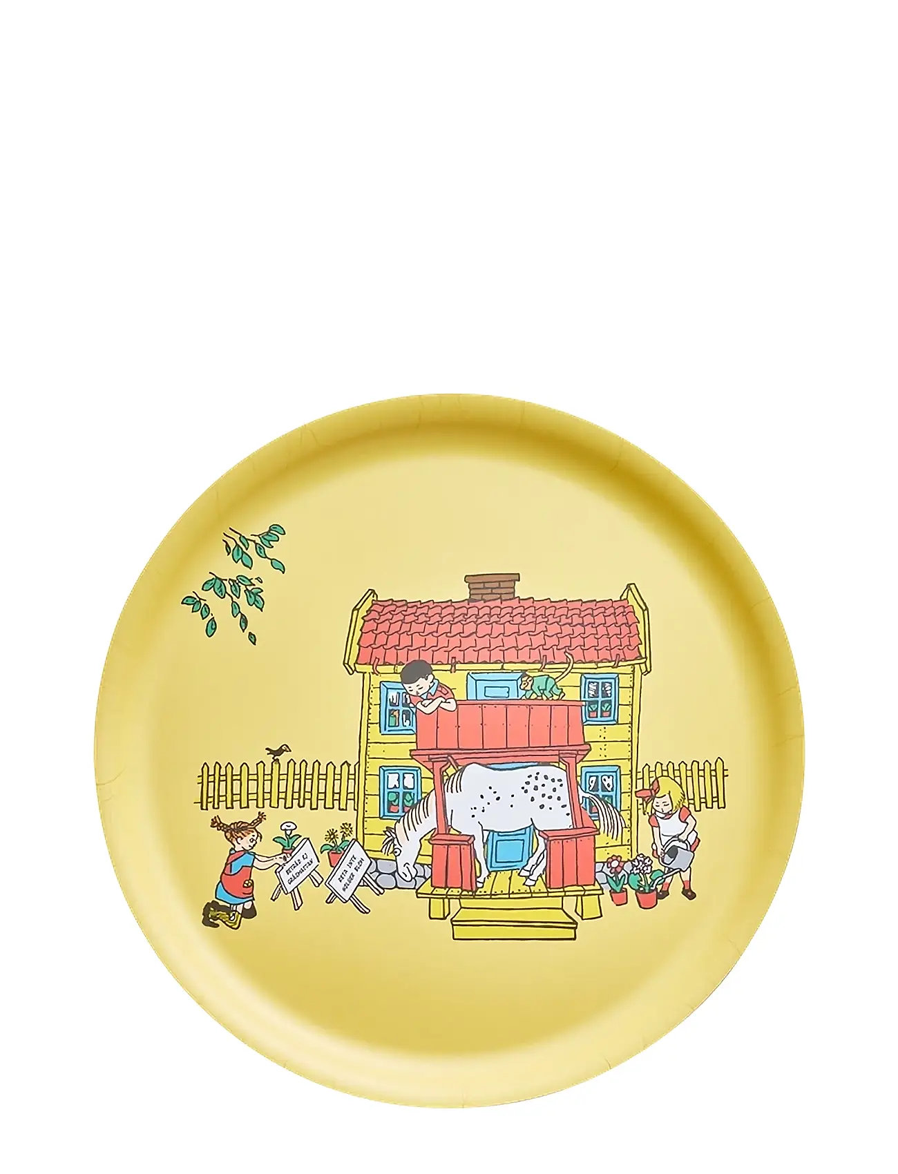 Moomin Tray 35Cm Villa Villekulla Gul