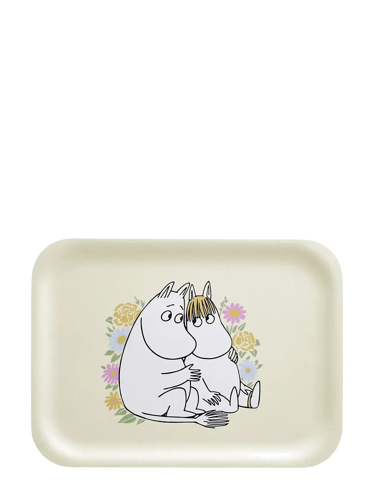 MUURLA Moomin Tray Flowers 27X20Cm Cream - 27X20CM - Unisex