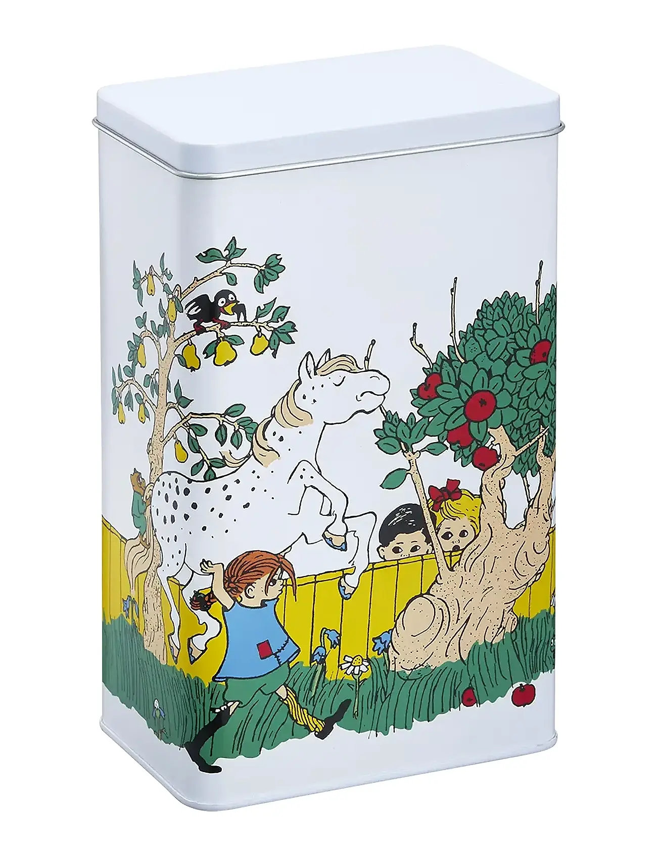 MUURLA Pippi Coffee Tin Jar The Way Einrichtung Weiß - H20CM - Kinder
