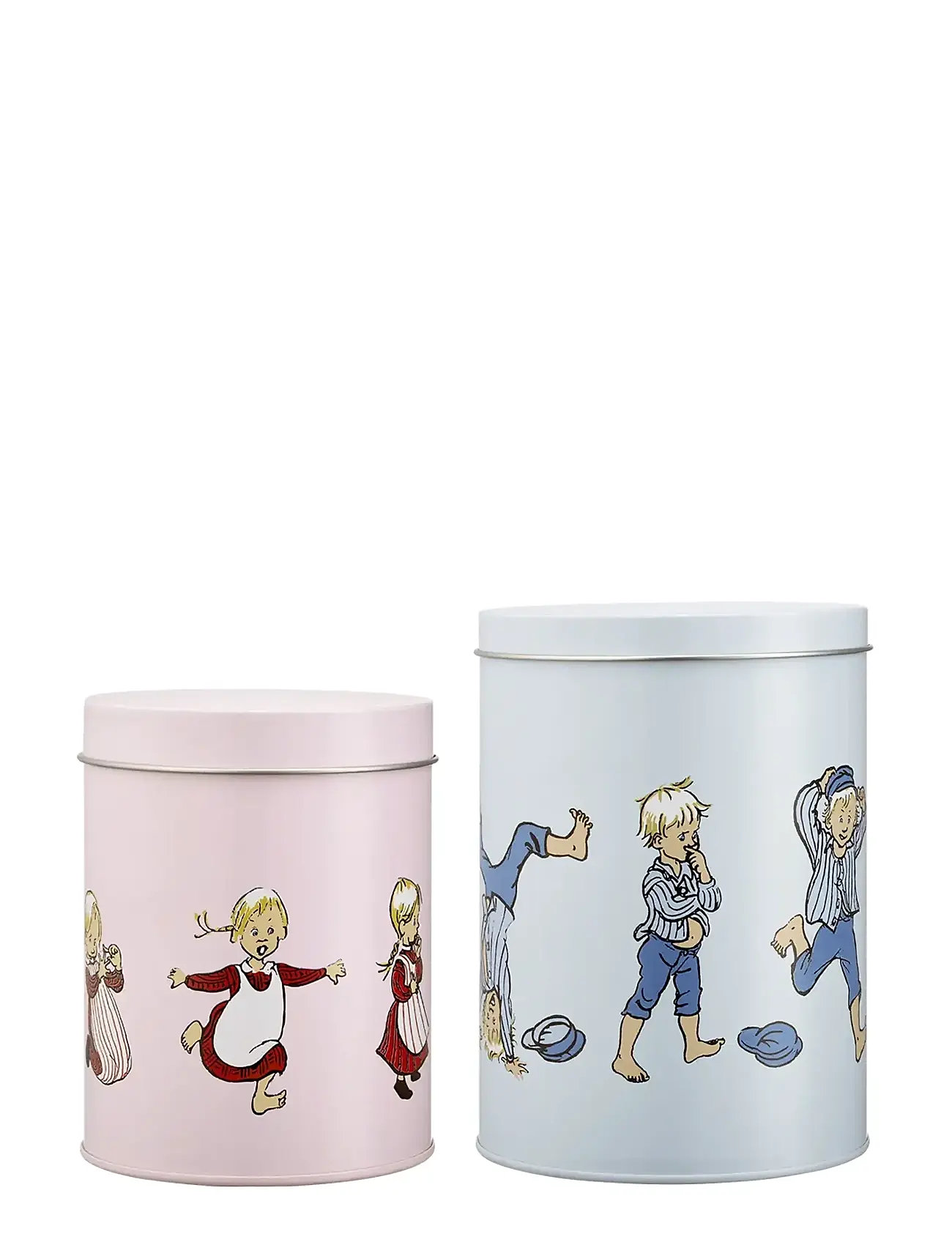 MUURLA Emil Tin Jar Set Of 2 Emil Und Ida Patterned - One Size - Unisex