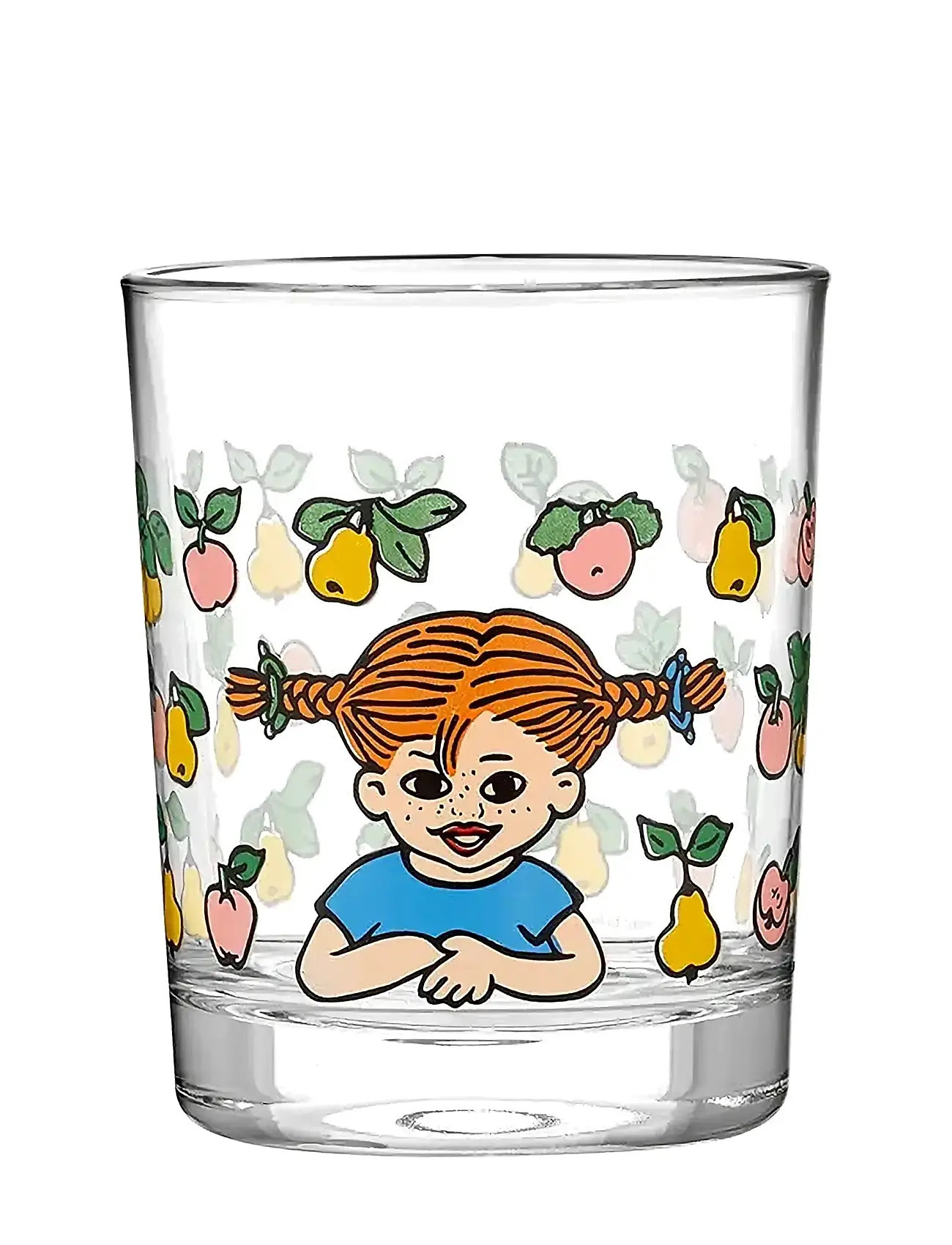 MUURLA Pippi Drinking Glass Fruits 2Dl CLEAR - 20 CL - Unisex