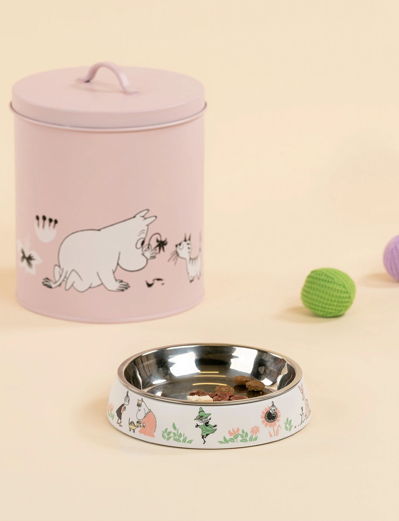 Muurla Moomin For Pets Cat Food Bowl, White, Ø 15.5 cm, White, Kæledyr > Madskåle, Unisex