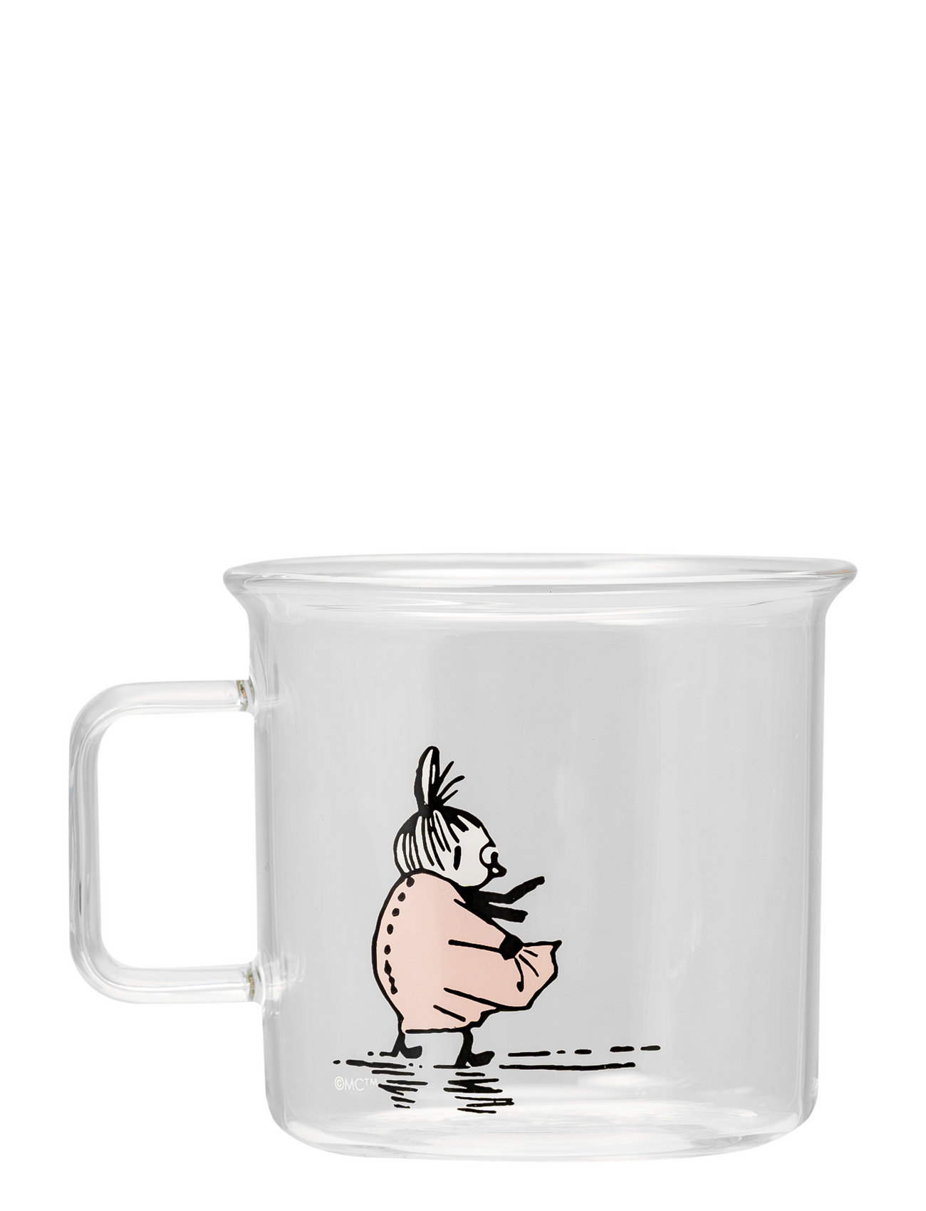 Moomin Glass Mug Little My Home Tableware Cups & Mugs Coffee Cups Nude Moomin
