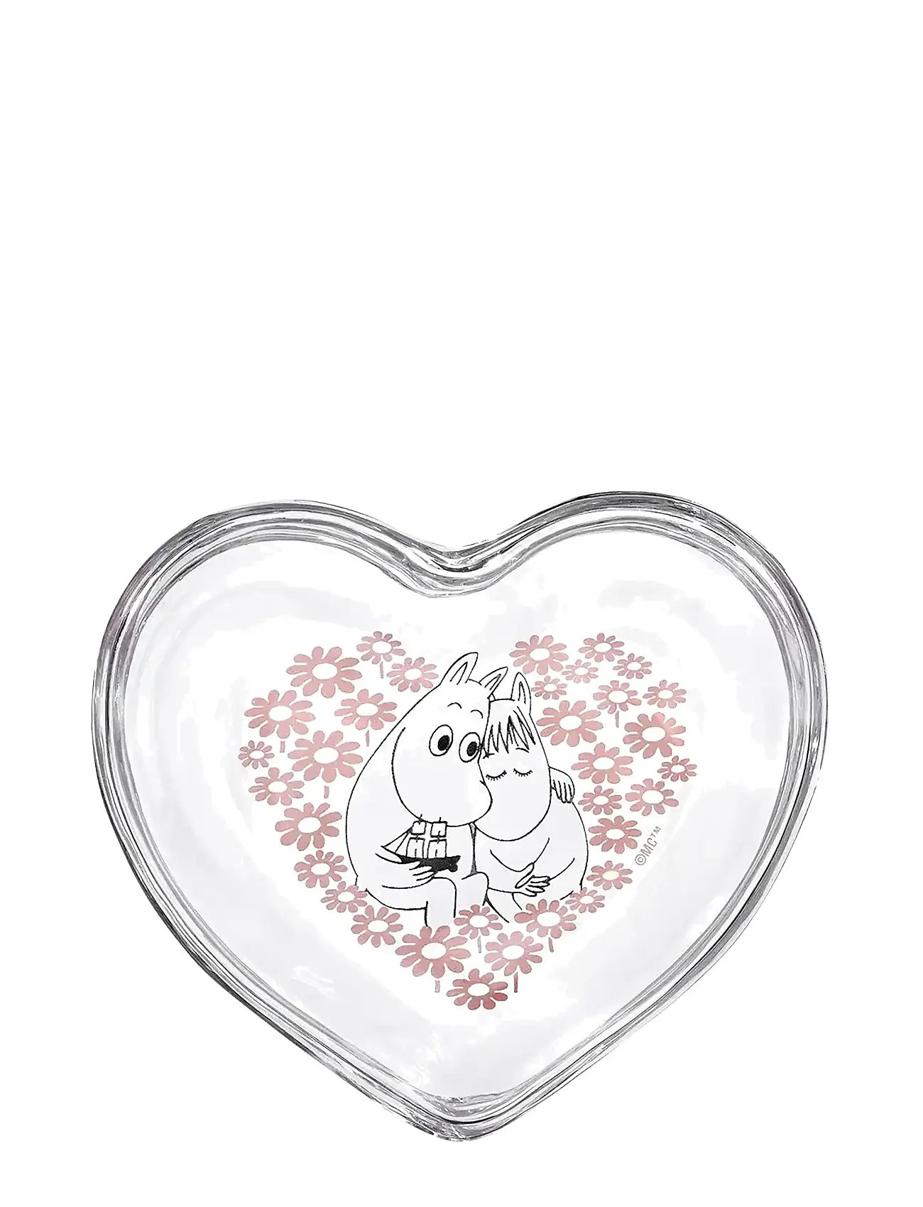 MUURLA Moomin Glass Jar Together 11,5Cm CLEAR - H11.5CM - Unisex