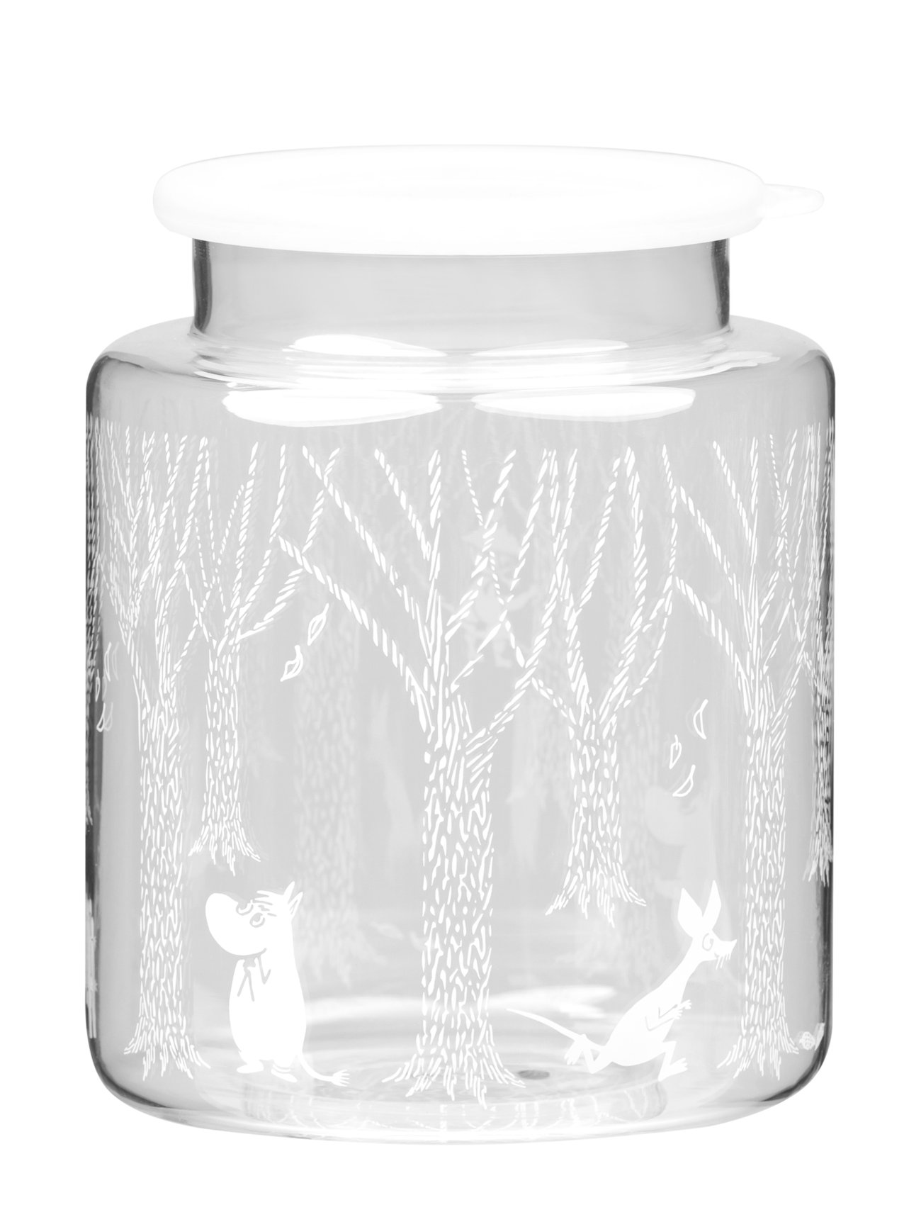 Moomin Glass Jar In The Woods Home Kitchen Kitchen Storage Kitchen Jars Nude Moomin
