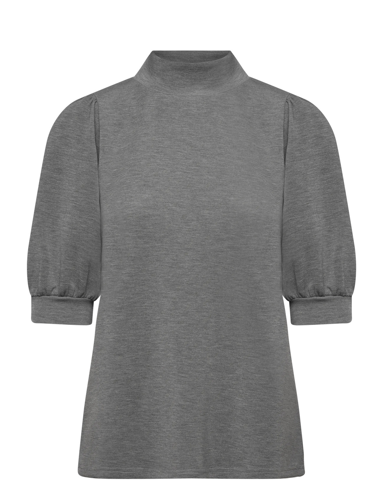 My Essential Wardrobe 21 The Puff Blouse, XL, Grey, Bluser > Kortærmede, Dame
