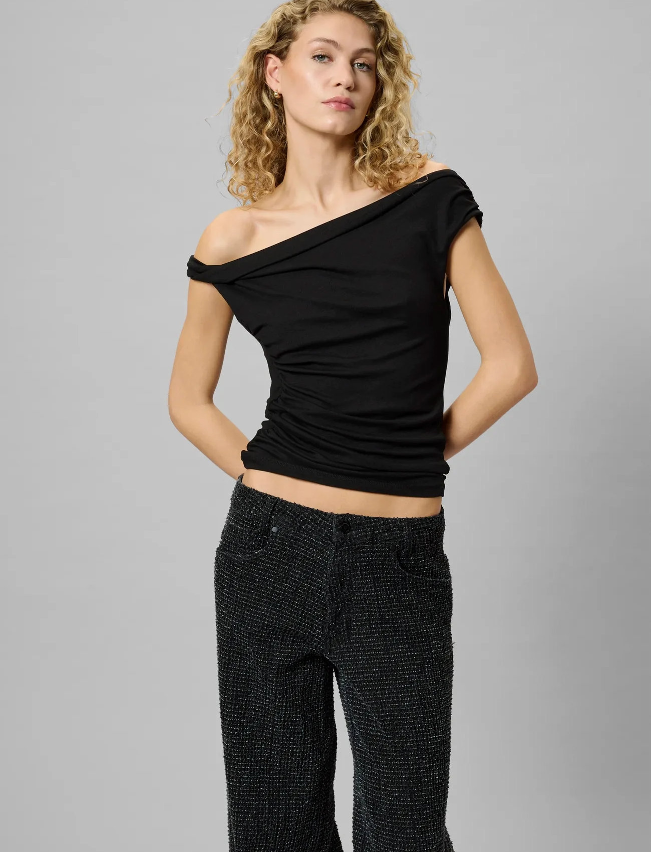 My Essential Wardrobe Giggomw Top, XL, Black, T-Shirts & Toppe > Uden Ærmer, Dame