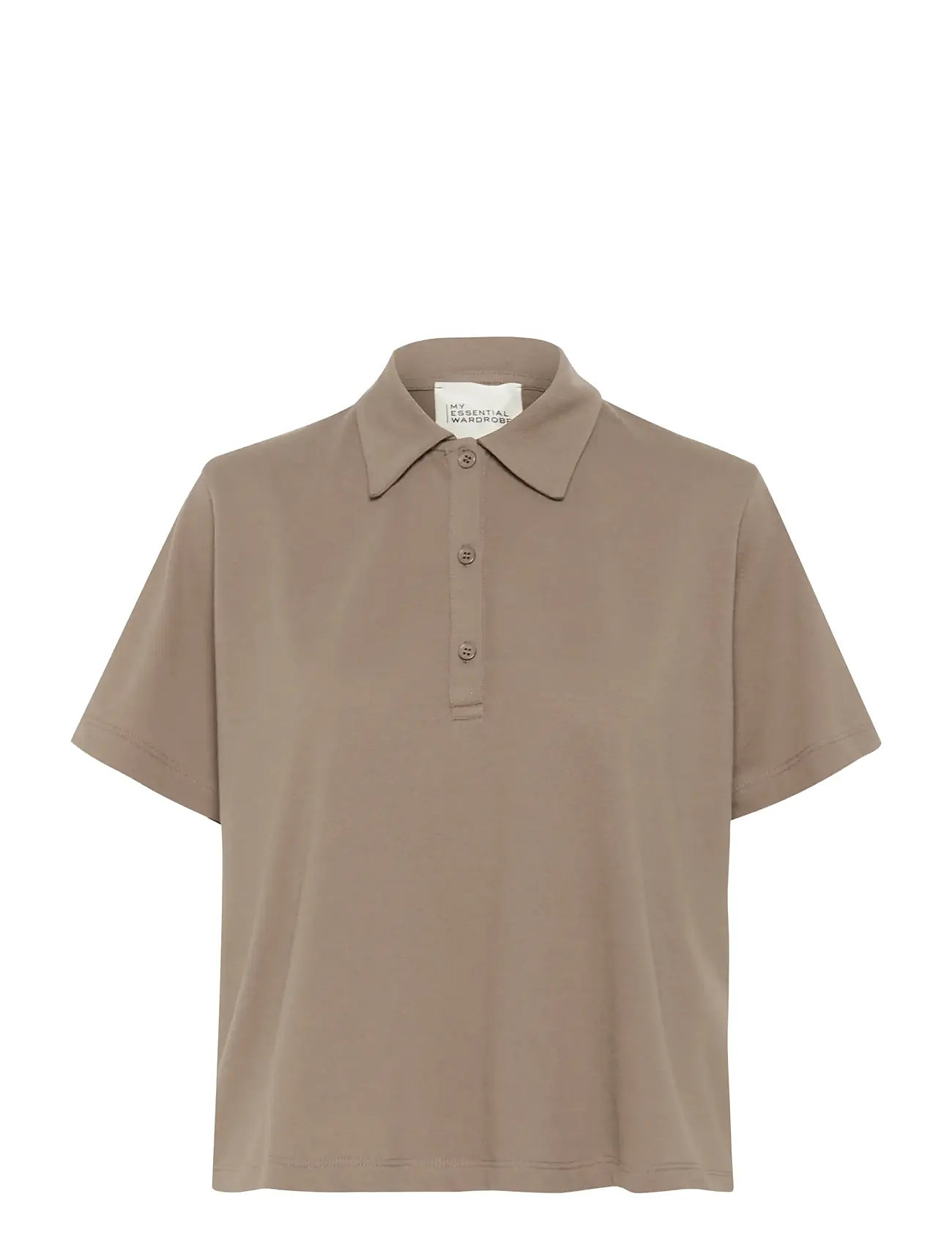 MY ESSENTIAL WARDROBE Abbymw Polo Tee Braun - XXL - Damen
