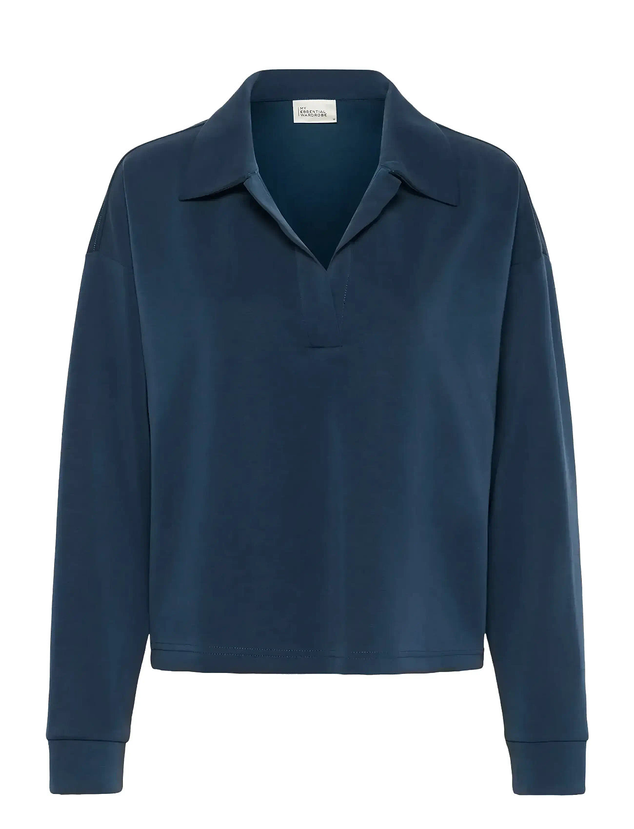 MY ESSENTIAL WARDROBE Hellemw Polo Bluse Blau - XXL - Damen