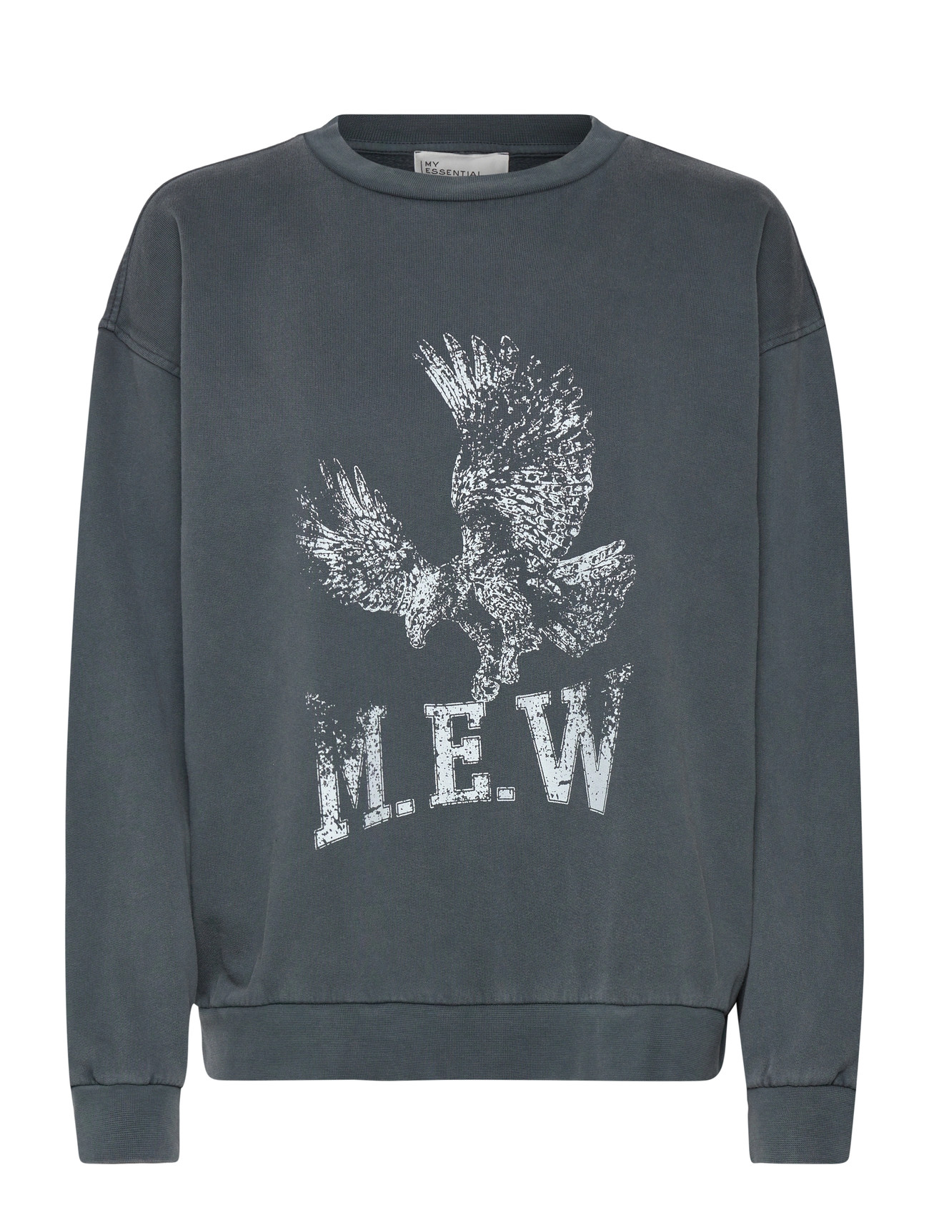 My Essential Wardrobe Diegomw Eagle Sweat, S, Grey, Sweatshirts & Hættetrøjer > Sweatshirts, Dame