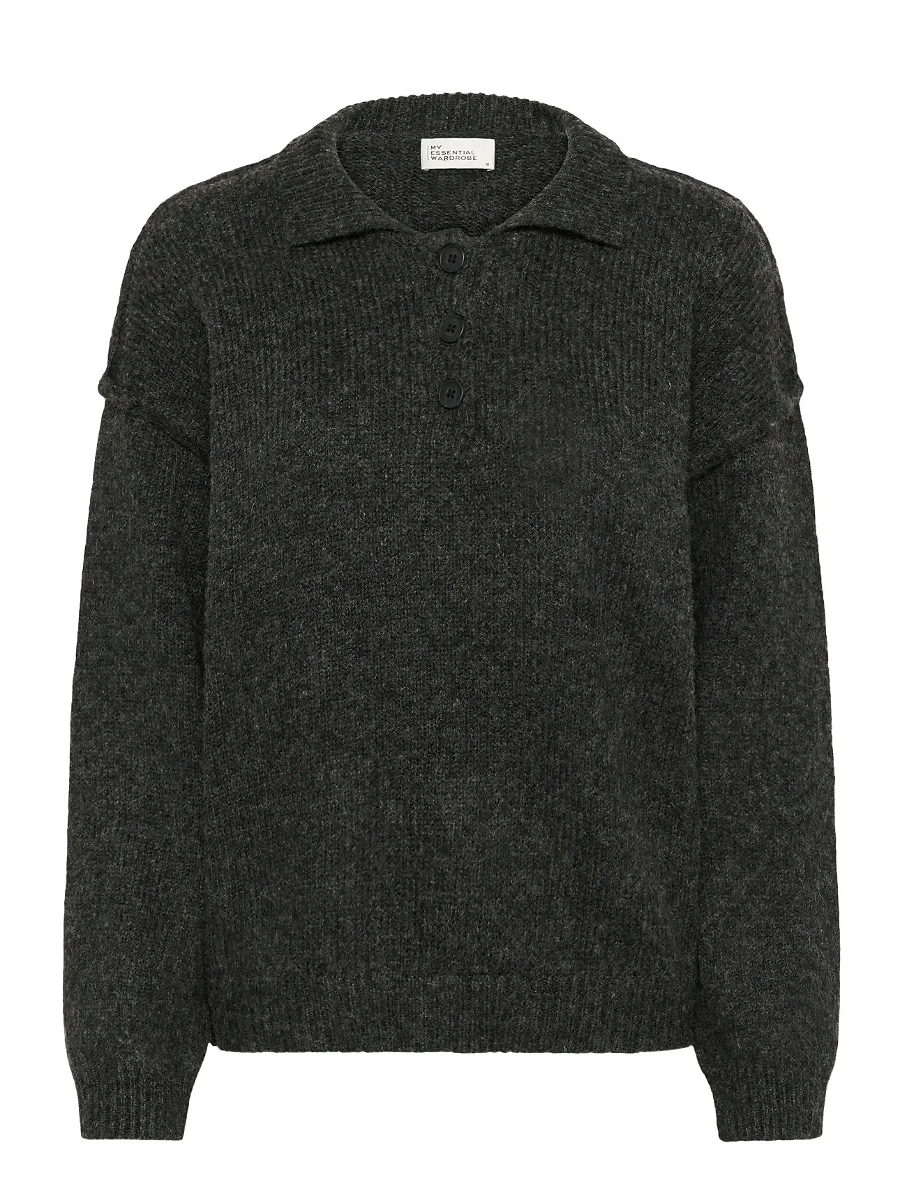 MY ESSENTIAL WARDROBE Palomamw Polo Pullover Braun - L - Damen