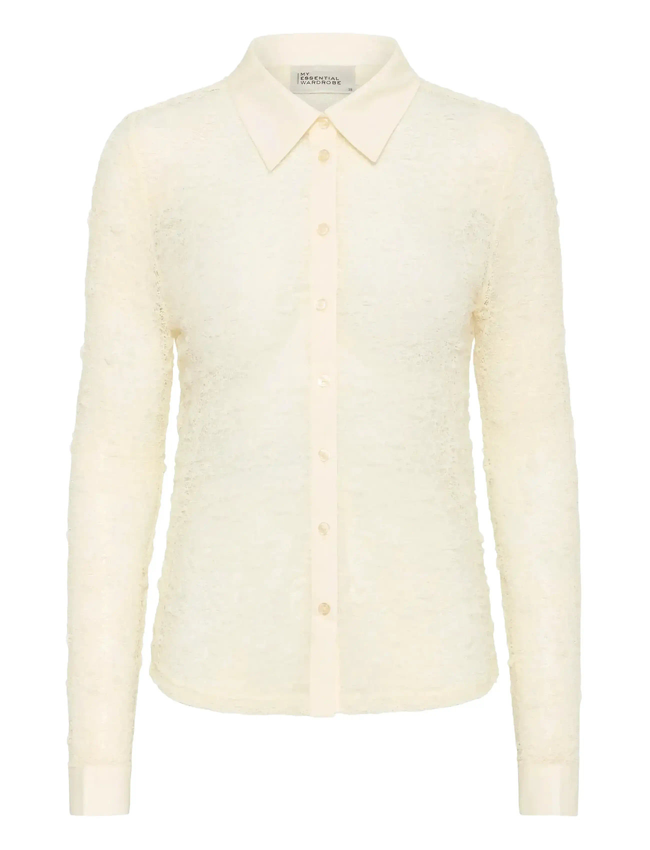 MY ESSENTIAL WARDROBE Mwrita Shirt Cream - L - Damen