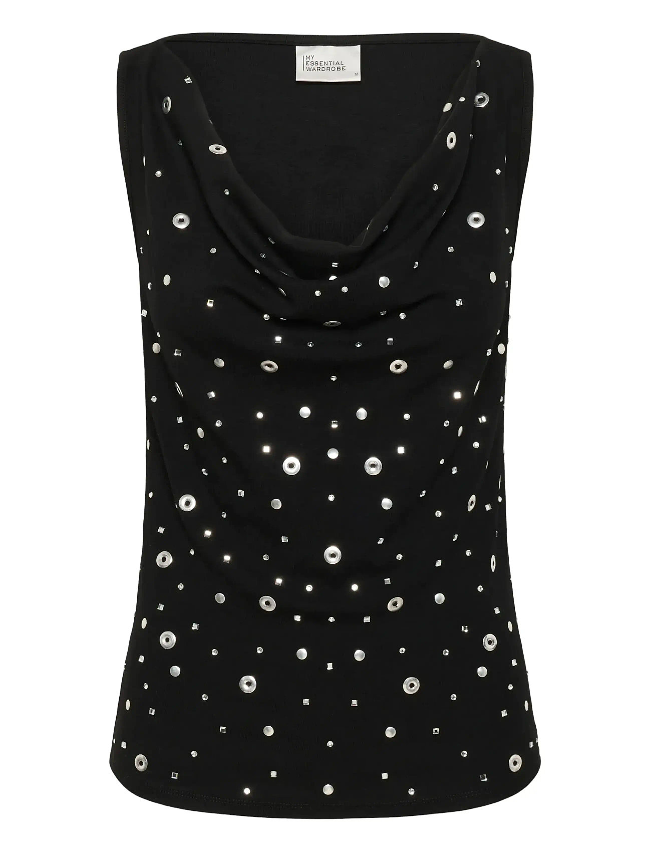 MY ESSENTIAL WARDROBE Mwgiggo Waterfall Oberteil Schwarz - L - Damen