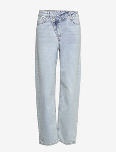 MWLouis Wrap 123 Wide Y - jeans droites - light blue retro wash