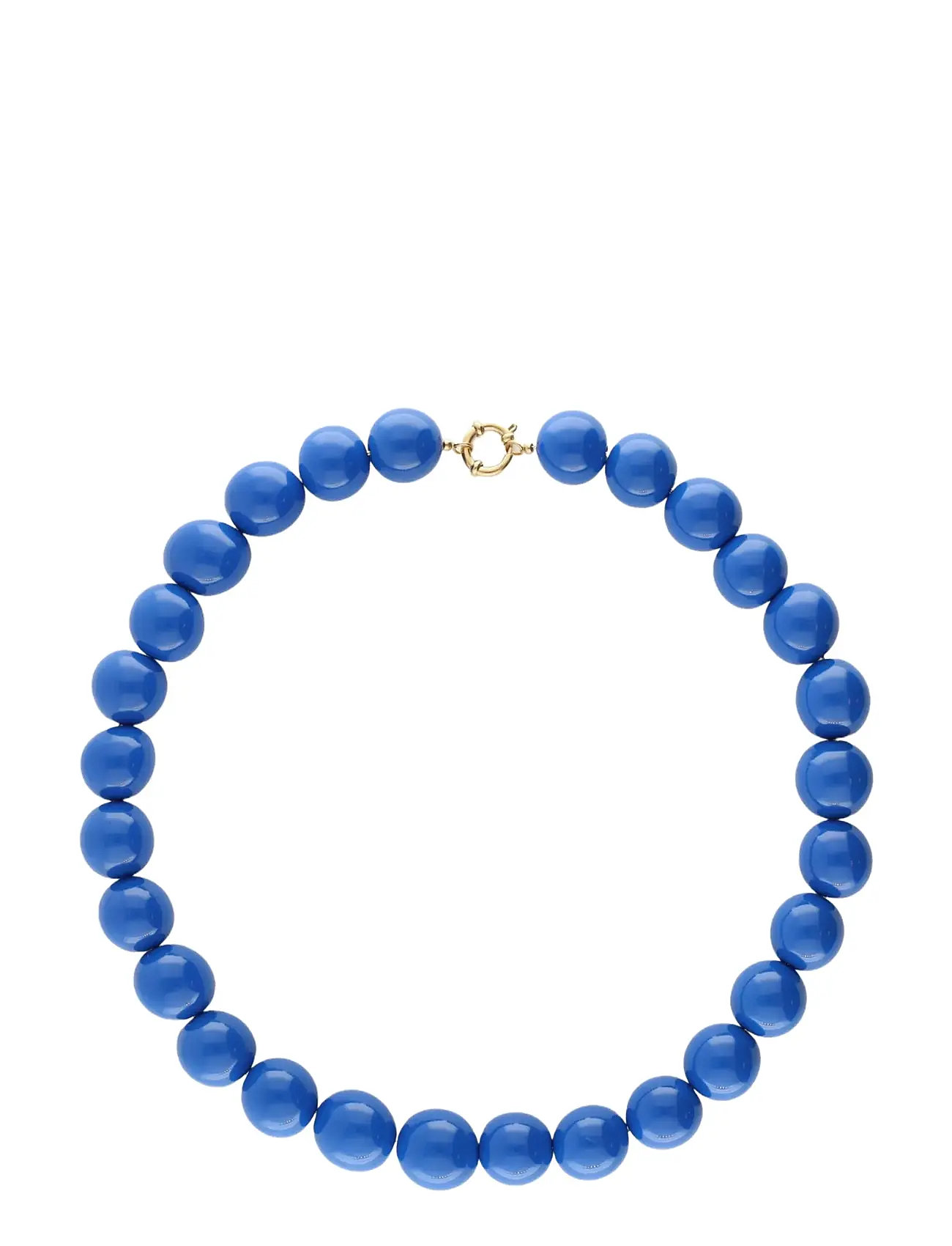 MY Schmuck Kette Beads Big Blau Blau - One Size - Damen