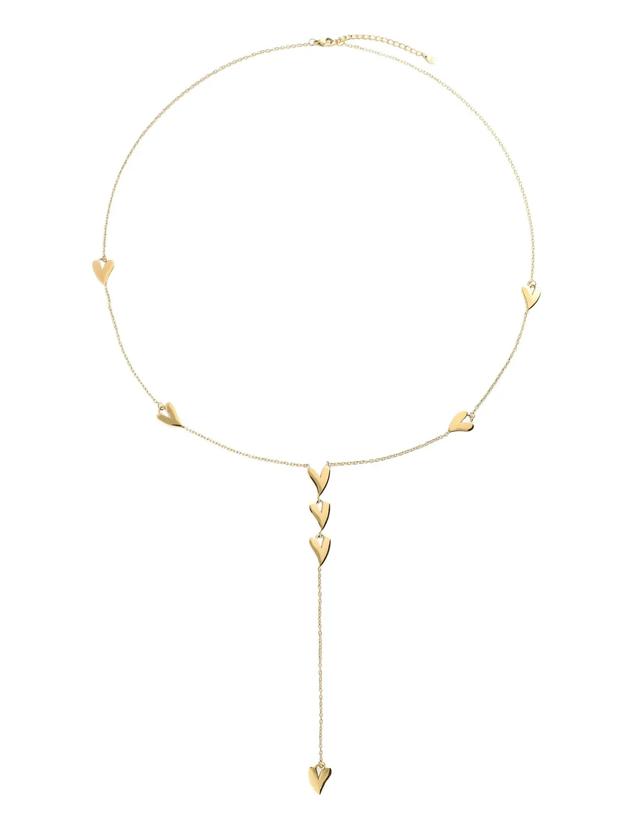 MY Schmuck Kette Y 8 Hearts Gold - One Size - Damen