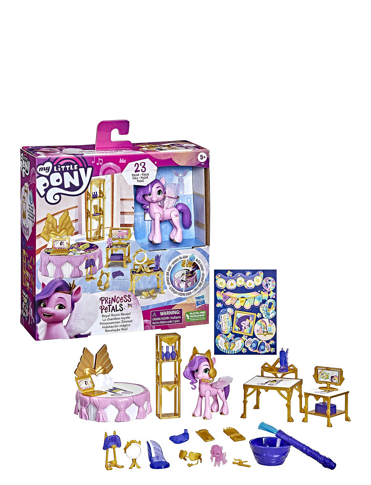 My Little Pony: A New Generation Royal Room Reveal Princess Toys Playsets & Action Figures Play Sets Multi/patterned My Little Pony