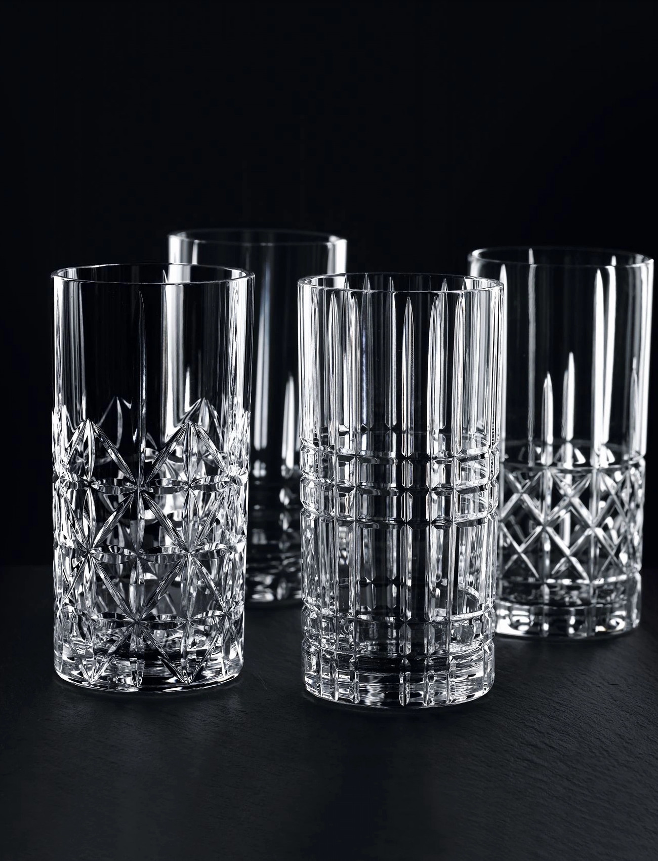 Nachtmann Highland Longdrink 37,5Cl 4-P, 37.5 CL, Nude, Glas > Cocktailglas, Unisex