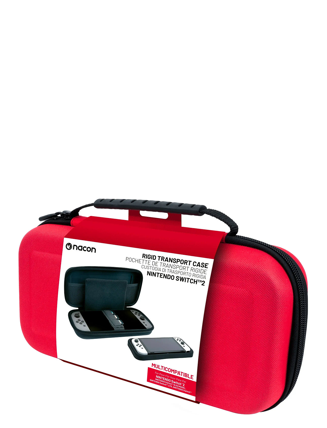 NACON Switch 2 Pouch Red, One Size, Red, Accessories > Other, Børn