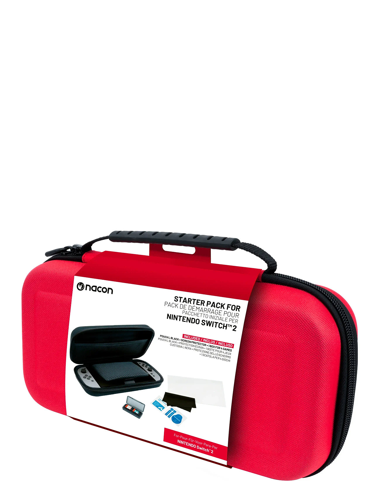 NACON Switch 2 Pack Red, One Size, Red, Accessories > Other, Børn