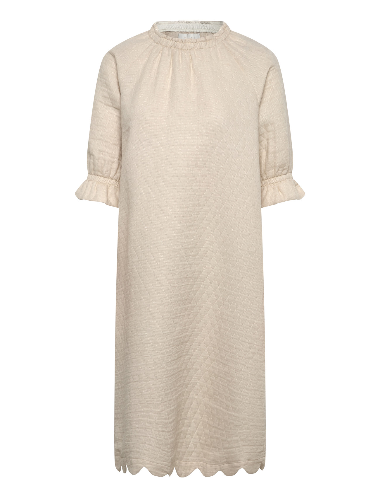 NAJA LAUF Tara Kleid Fine Quilt Beige - 34 - Damen